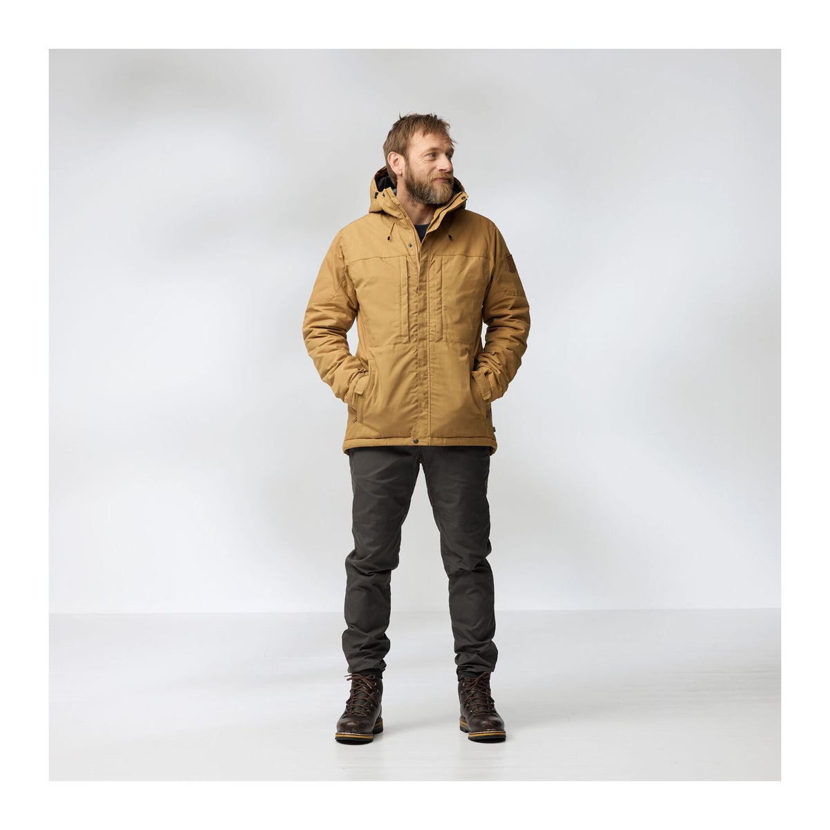 Skogsö Padded Jacket M, Black