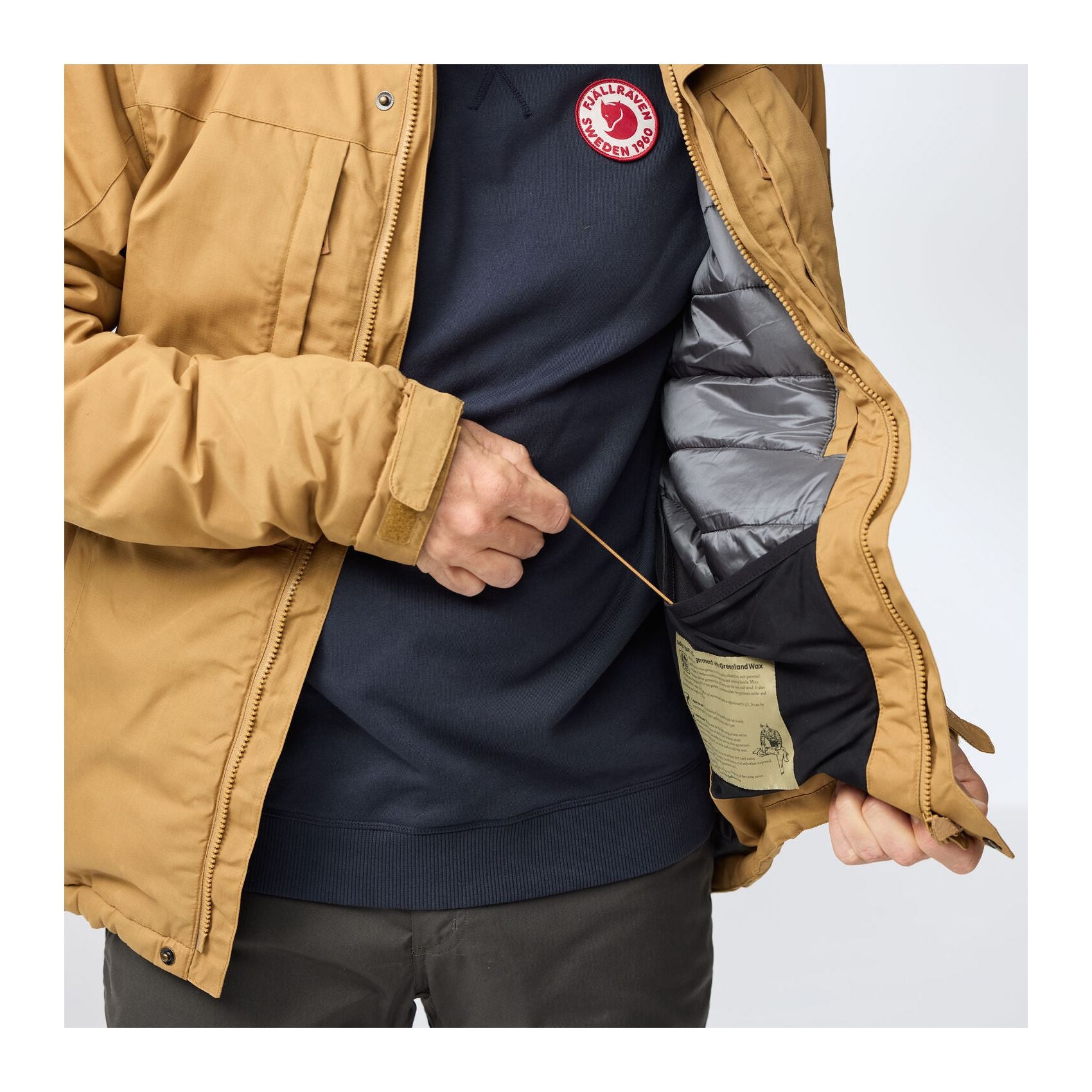 Skogsö Padded Jacket M, Black