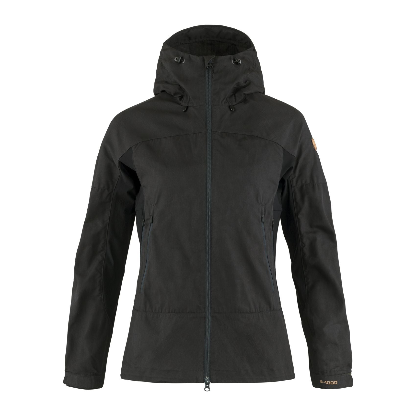 Abisko Lite Trekking Jacket W, Dark grey-black