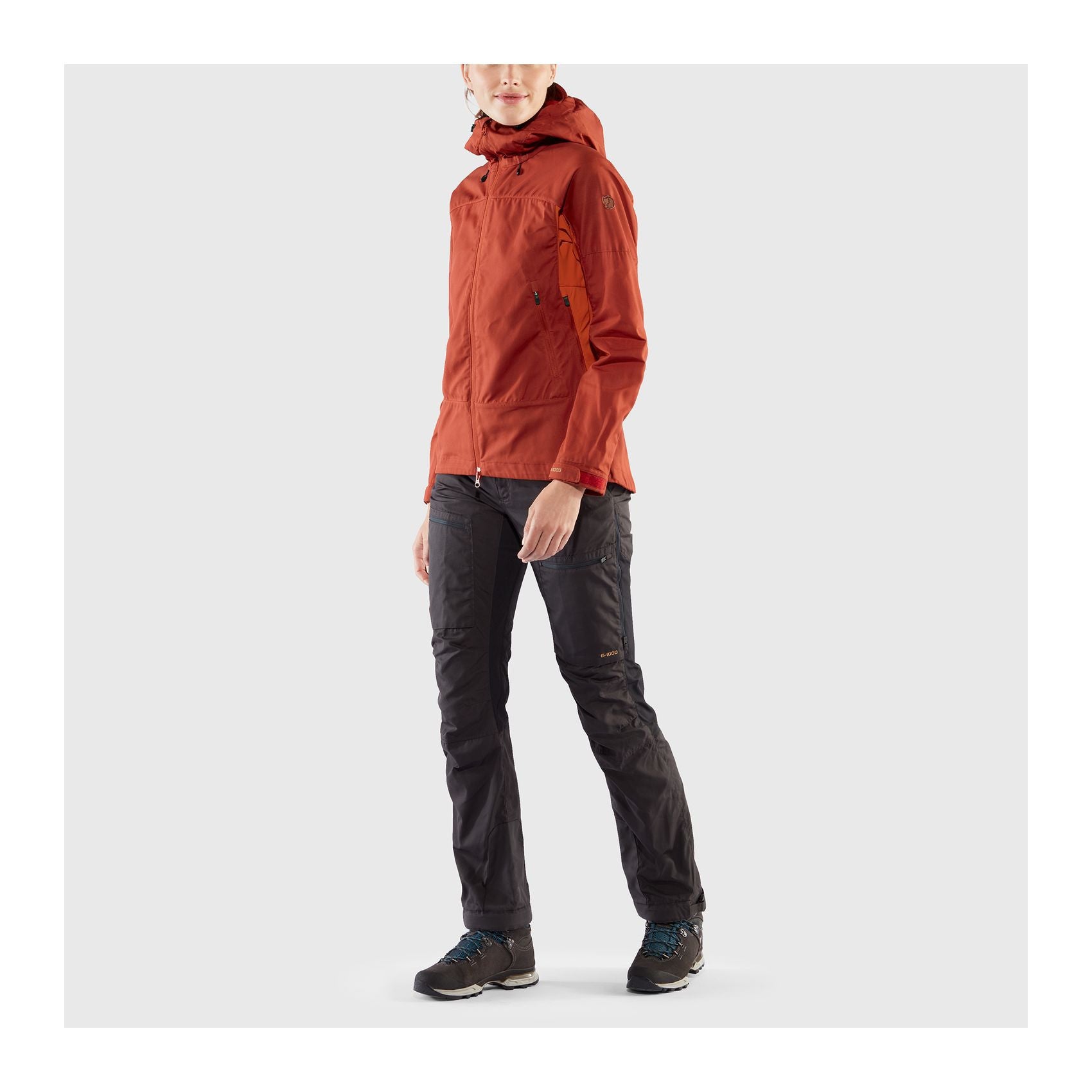 Abisko Lite Trekking Jacket W, Dark grey-black