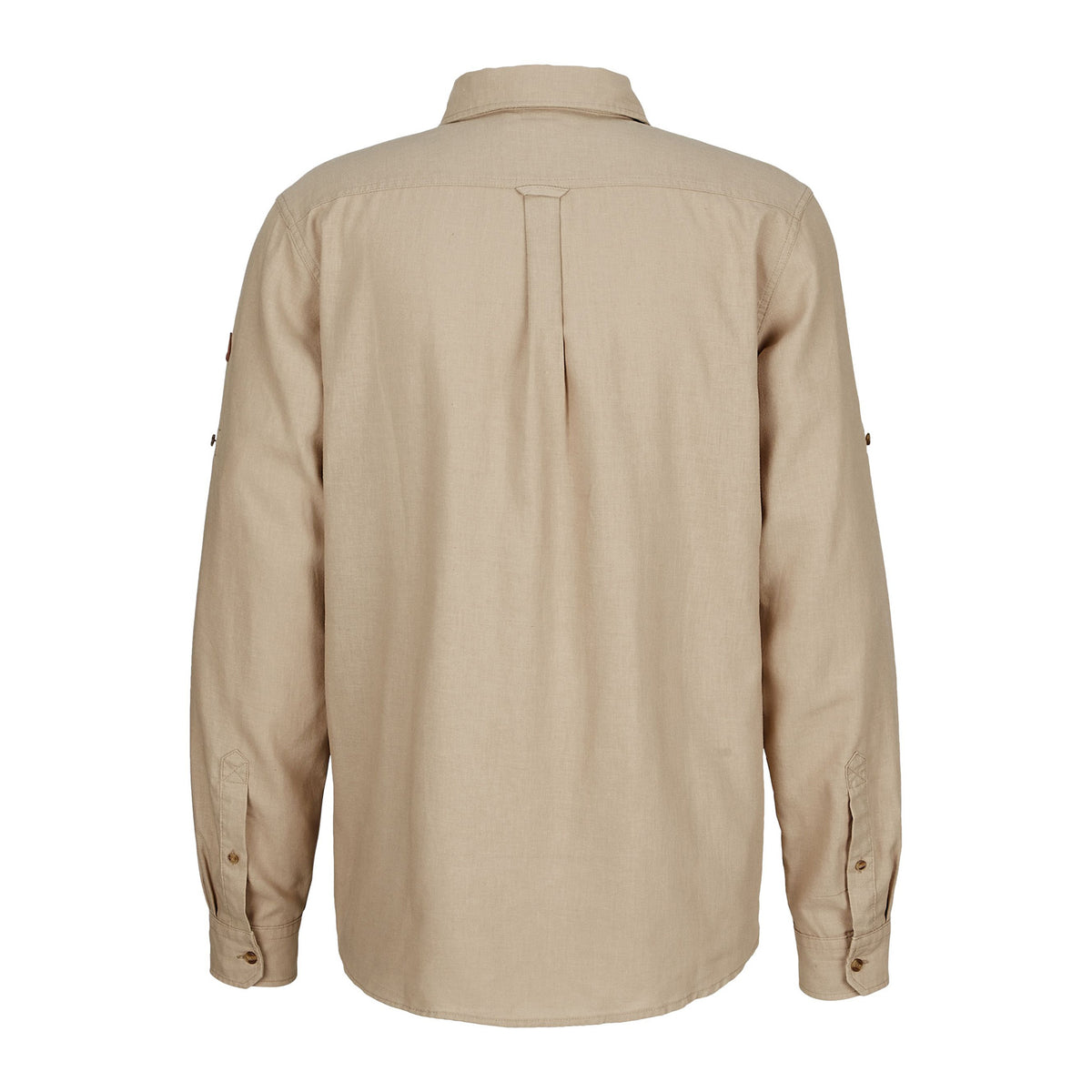 Övik Travel Shirt LS M, Sand stone