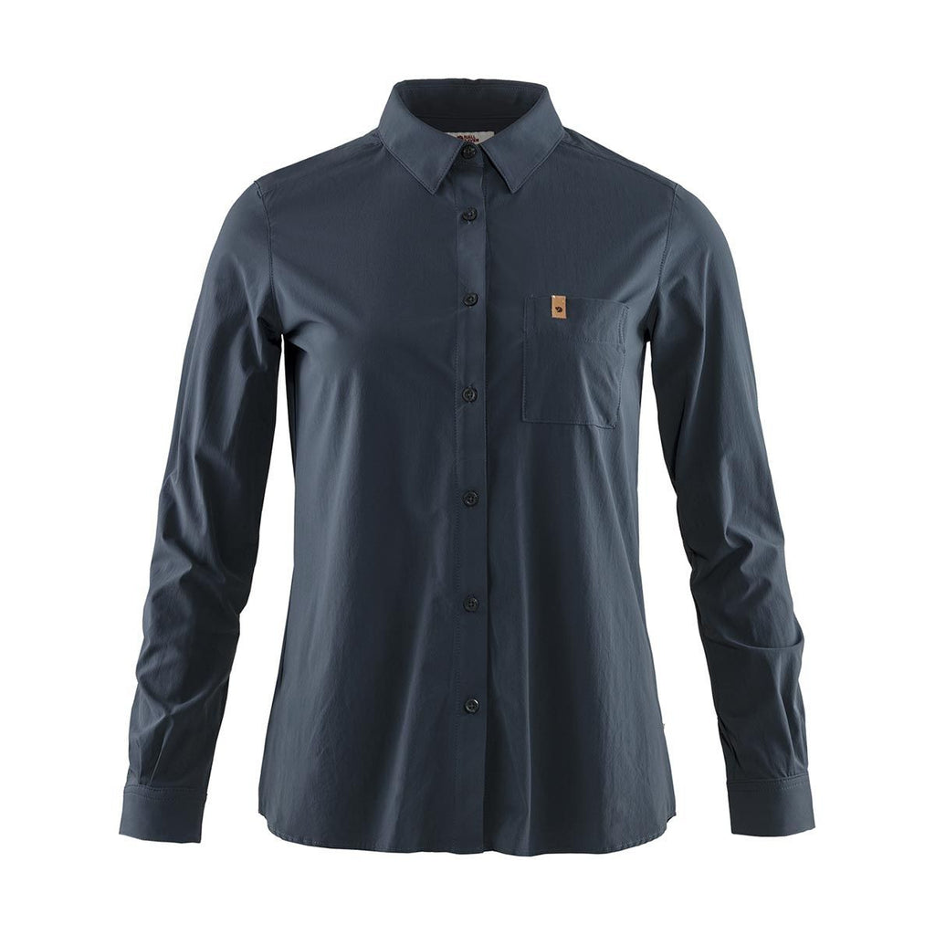 Övik Lite Shirt LS W, Navy