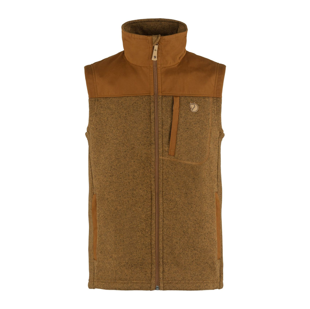 Buck Fleece Vest M, Chestnut