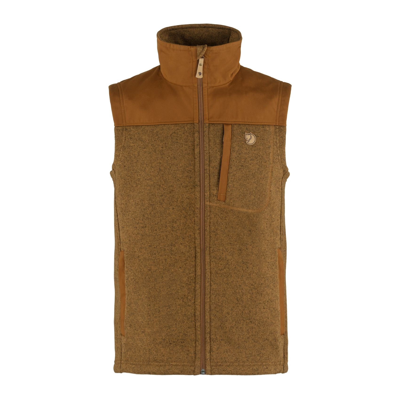 Buck Fleece Vest M, Chestnut