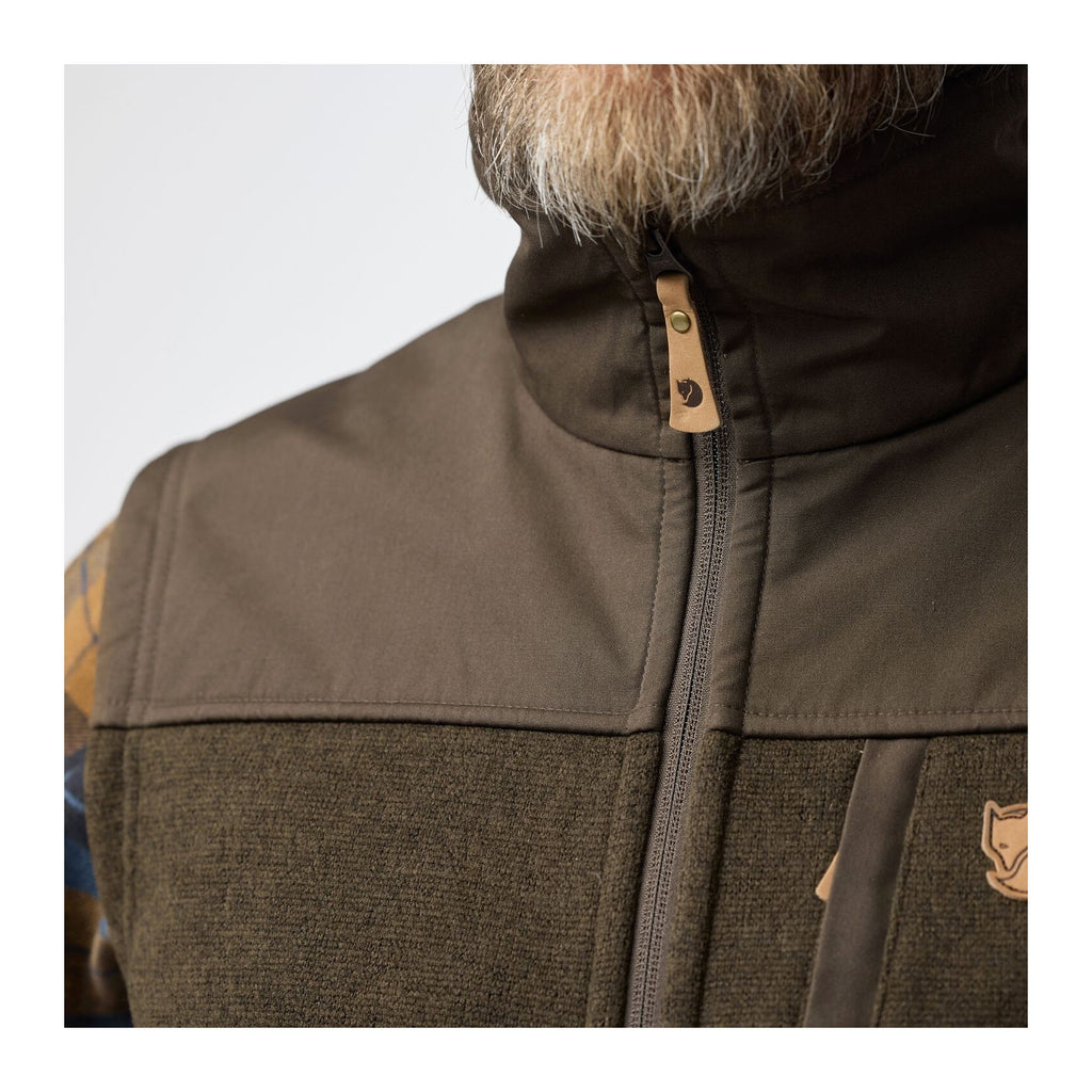 Buck Fleece Vest M, Chestnut