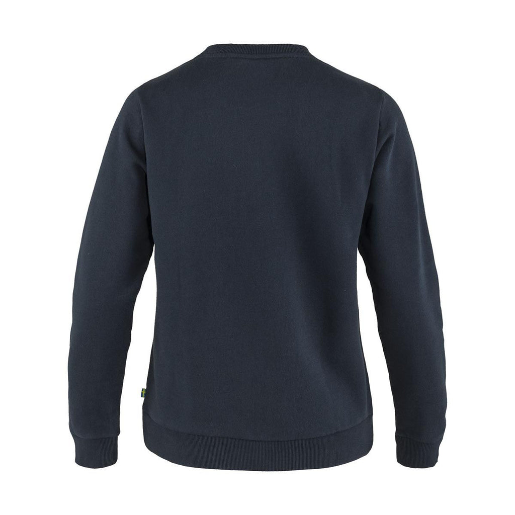 Fjällräven Logo Sweater W, Dark navy