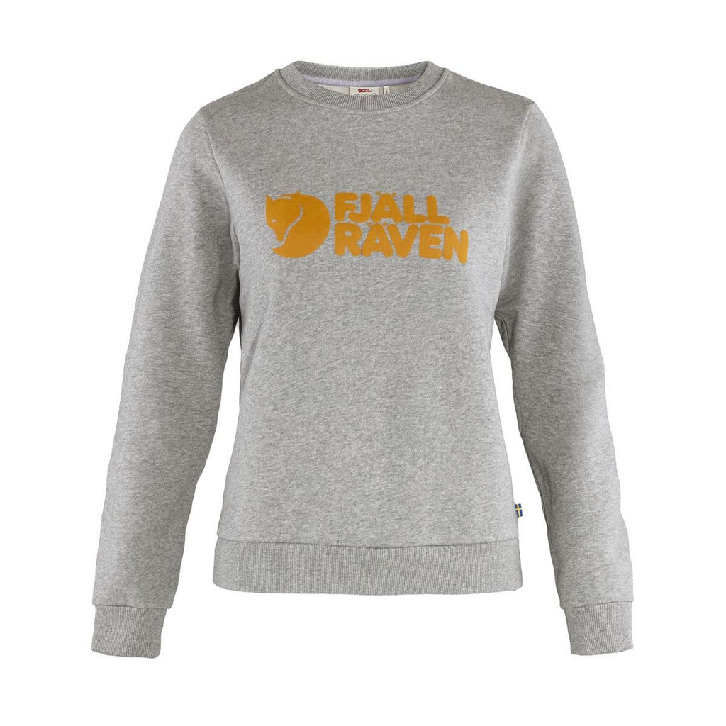 Fjällräven Logo Sweater W, Grey-melange