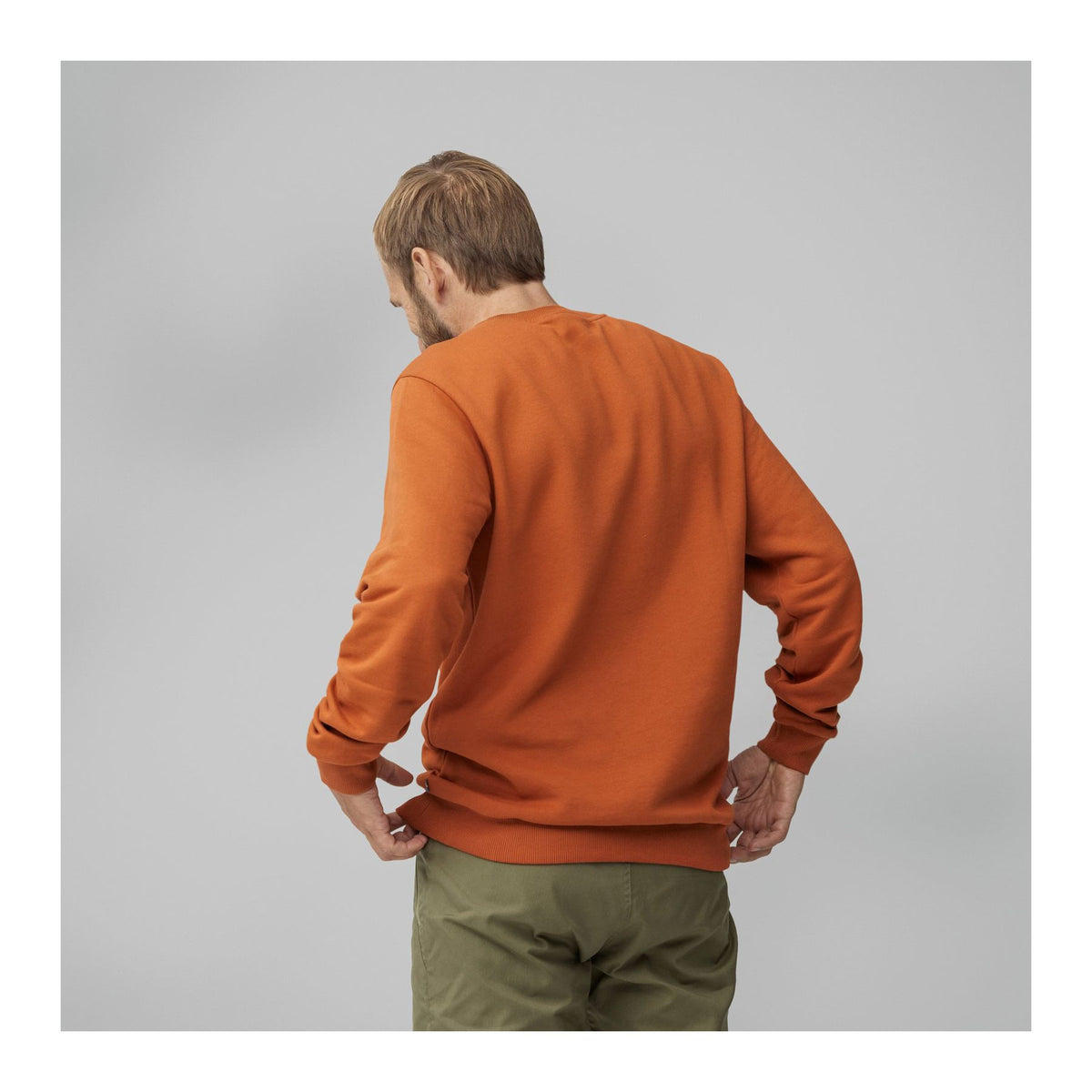 Fjällräven Logo Sweater M, Black