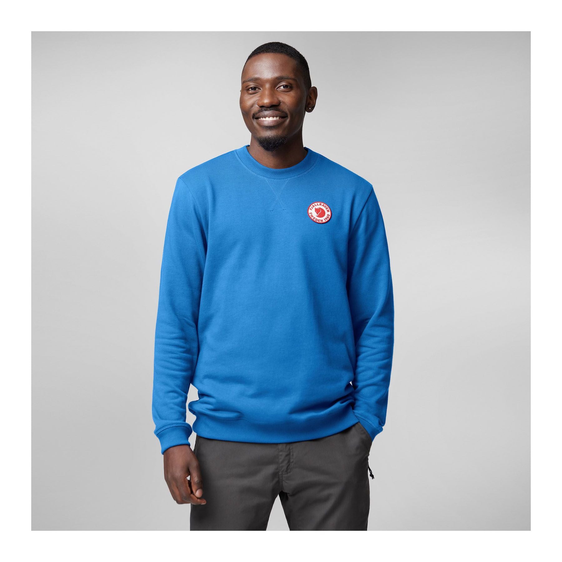 Fjällräven Logo Sweater M, Black