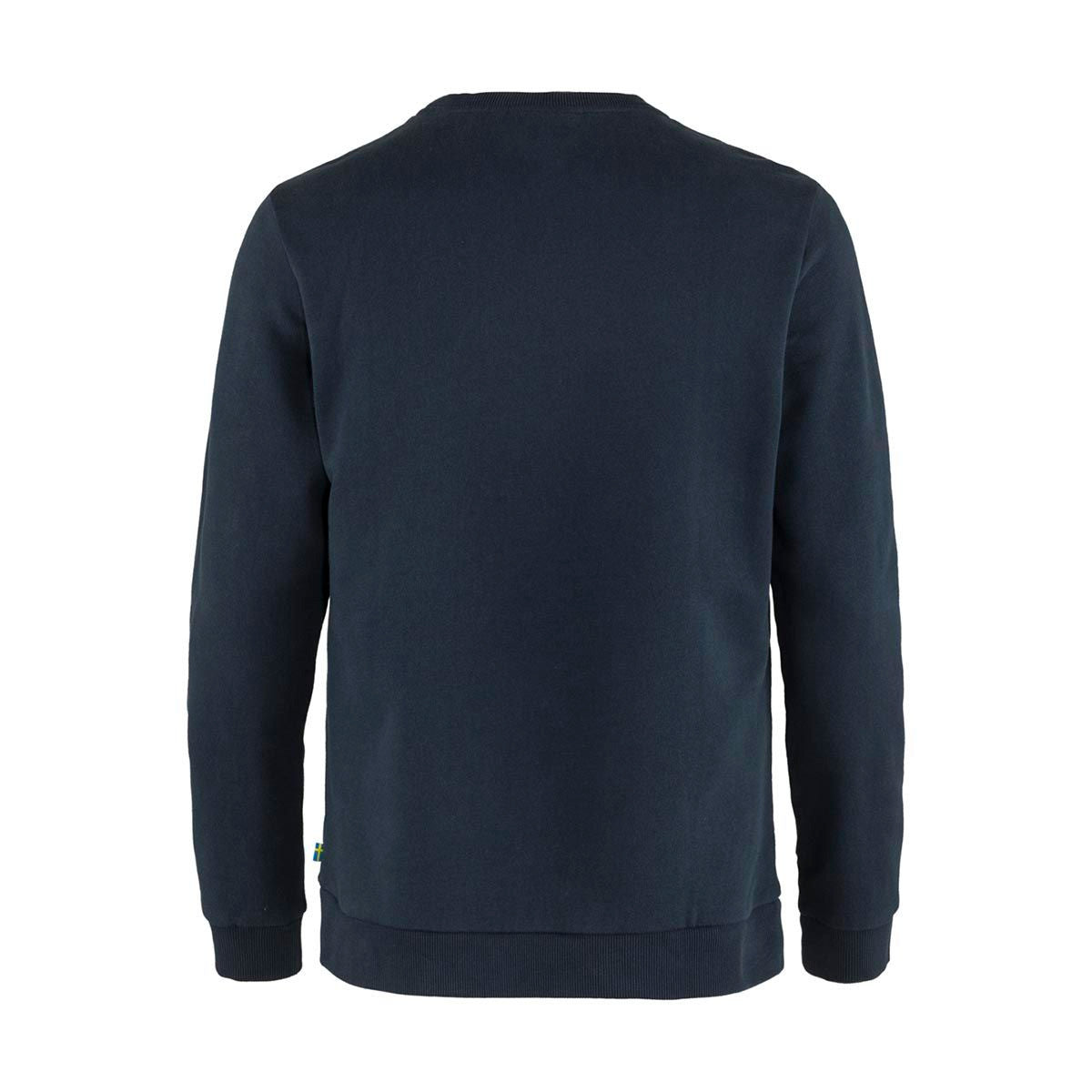 Fjällräven Logo Sweater M, Dark navy