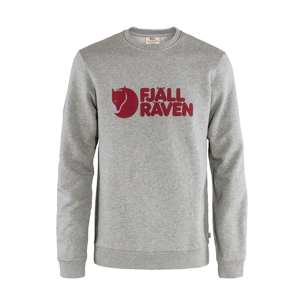 Fjällräven Logo Sweater M, Grey-melange