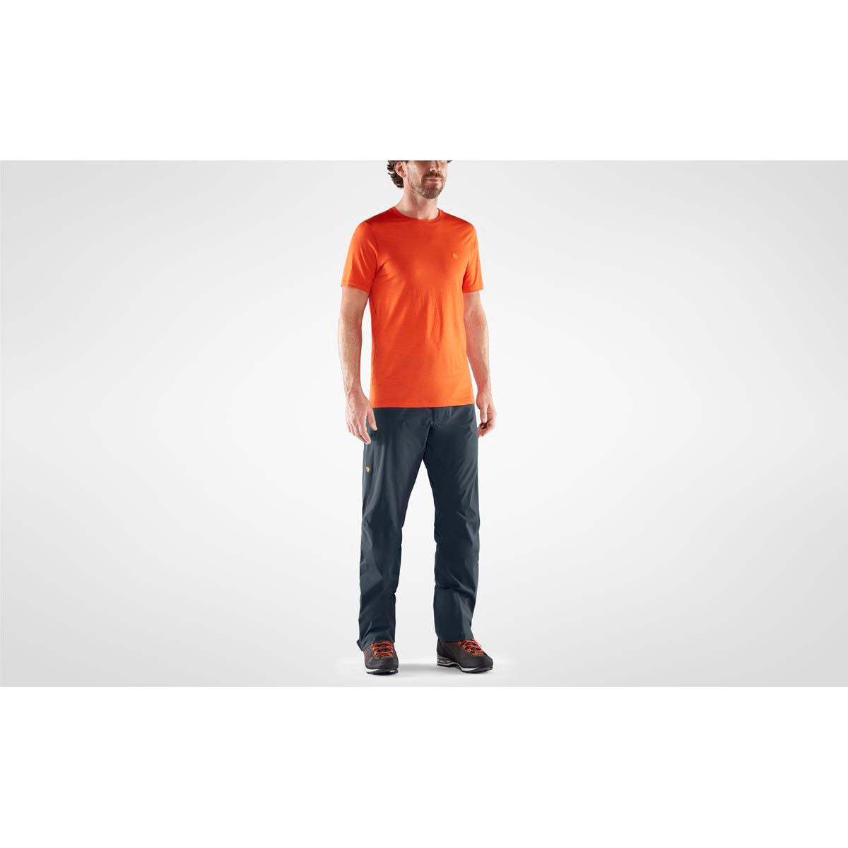 Bergtagen Lite Eco-Shell Trousers M, Mountain blue