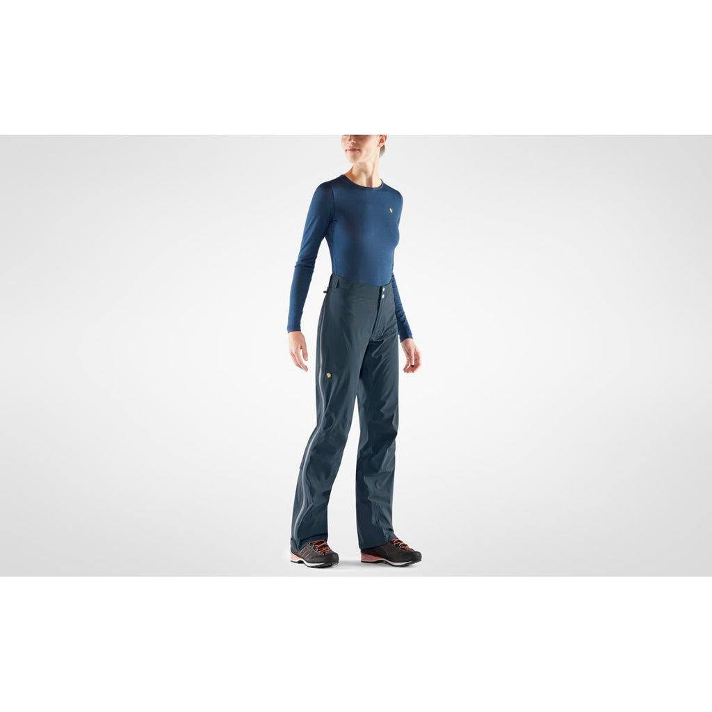 Bergtagen Lite Eco-Shell Trousers W, Mountain blue