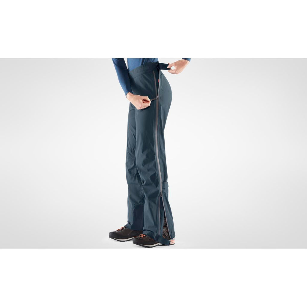 Bergtagen Lite Eco-Shell Trousers W, Mountain blue
