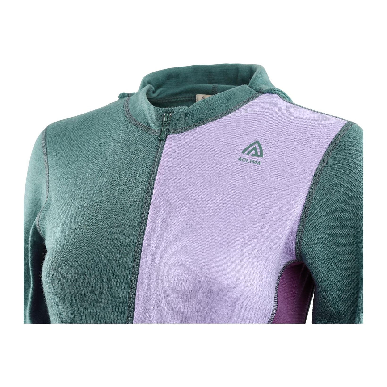 WarmWool hoodsweater w/zip W, Dam