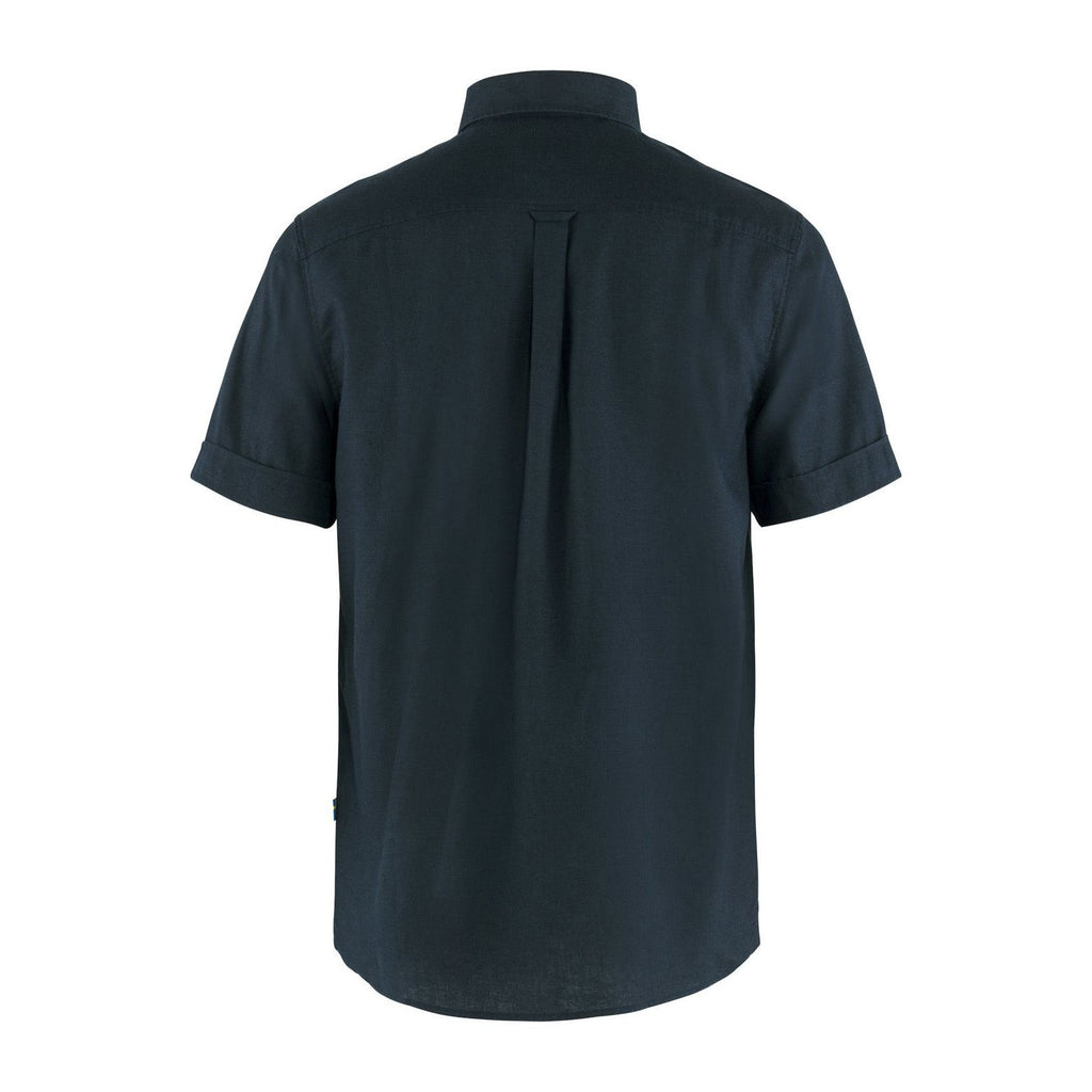 Övik Travel Shirt SS M, Dark navy