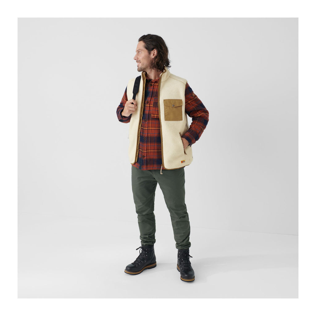 Vardag Pile Fleece Vest M, Black-dk grey