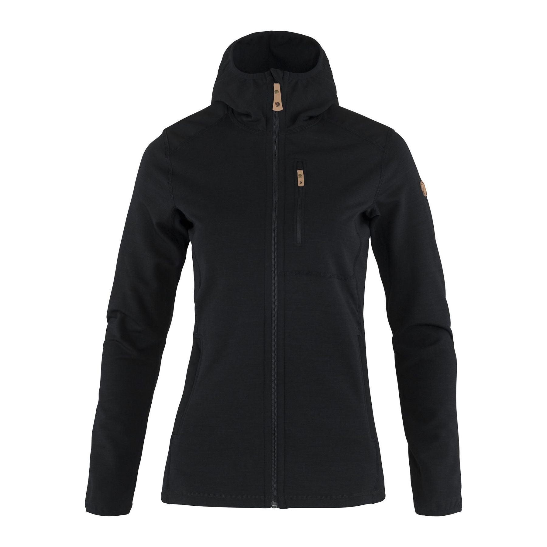 Keb Fleece Hoodie W, Black