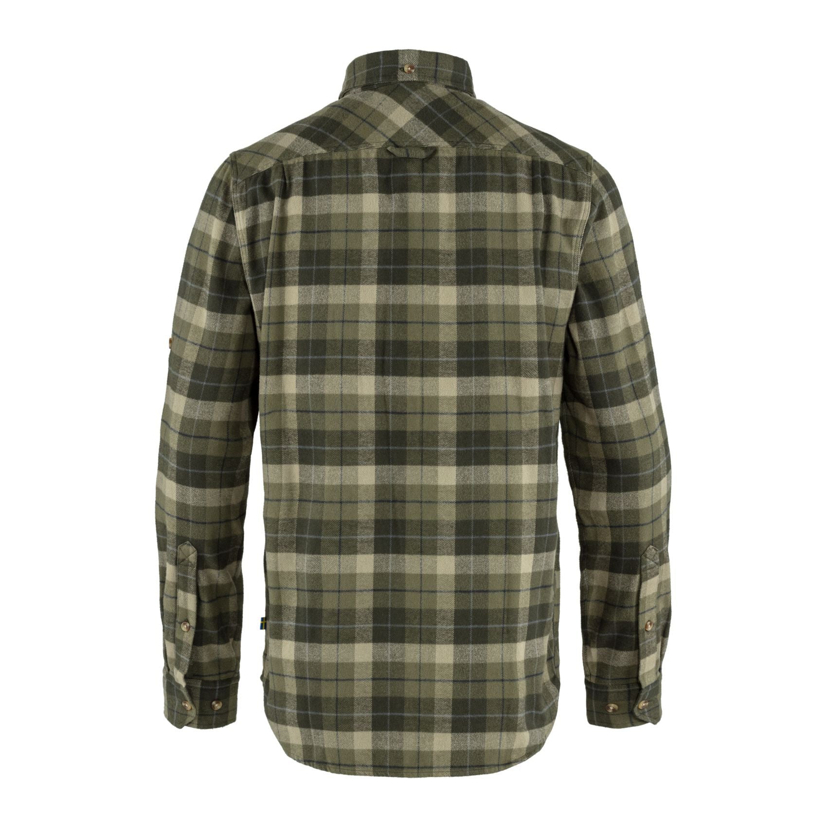 Singi Heavy Flannel Shirt M, Green-deep forest