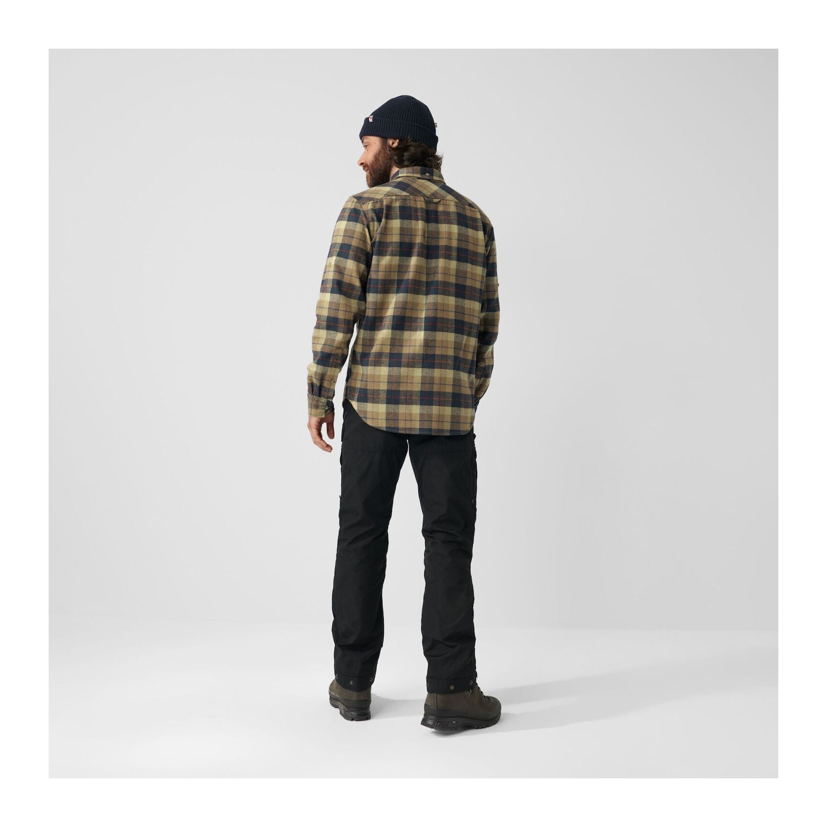 Singi Heavy Flannel Shirt M, Green-deep forest