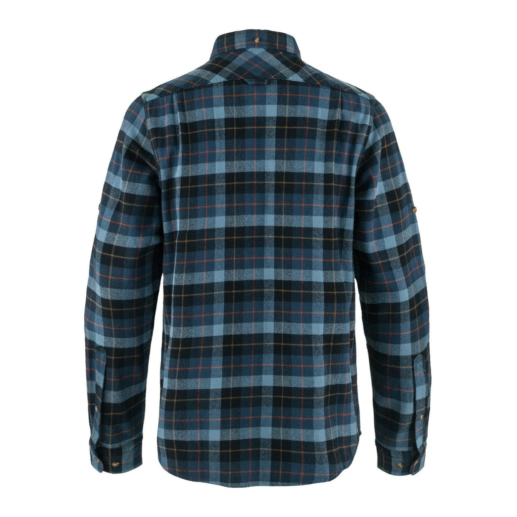 Singi Heavy Flannel Shirt M, Dark navy-indigo blue