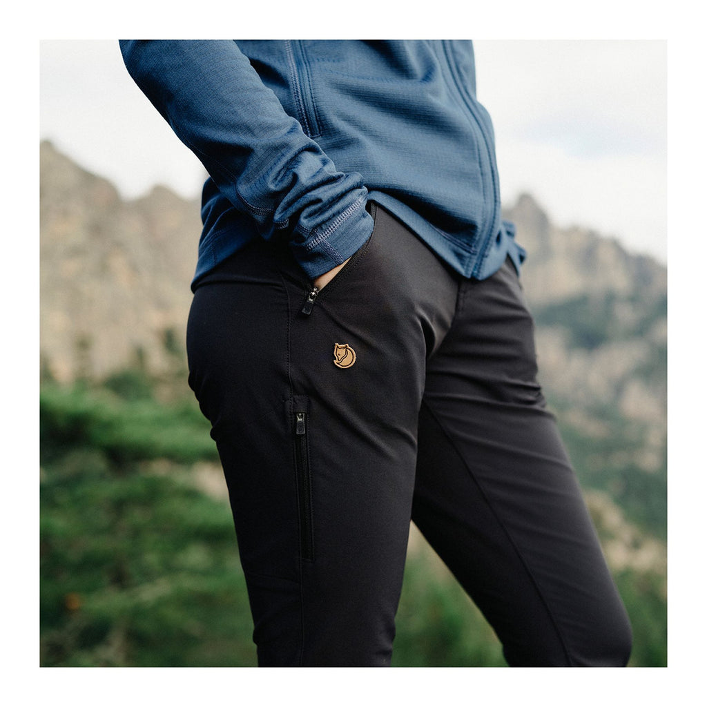 Abisko Trail Stretch Trousers W, Black
