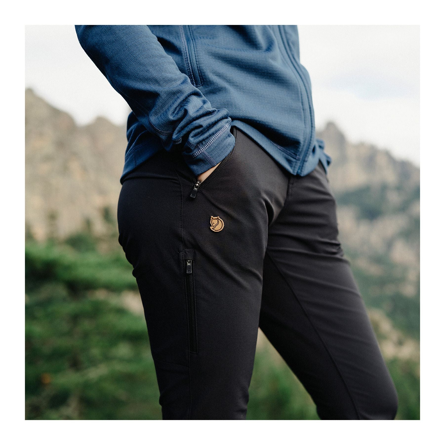 Abisko Trail Stretch Trousers W, Black