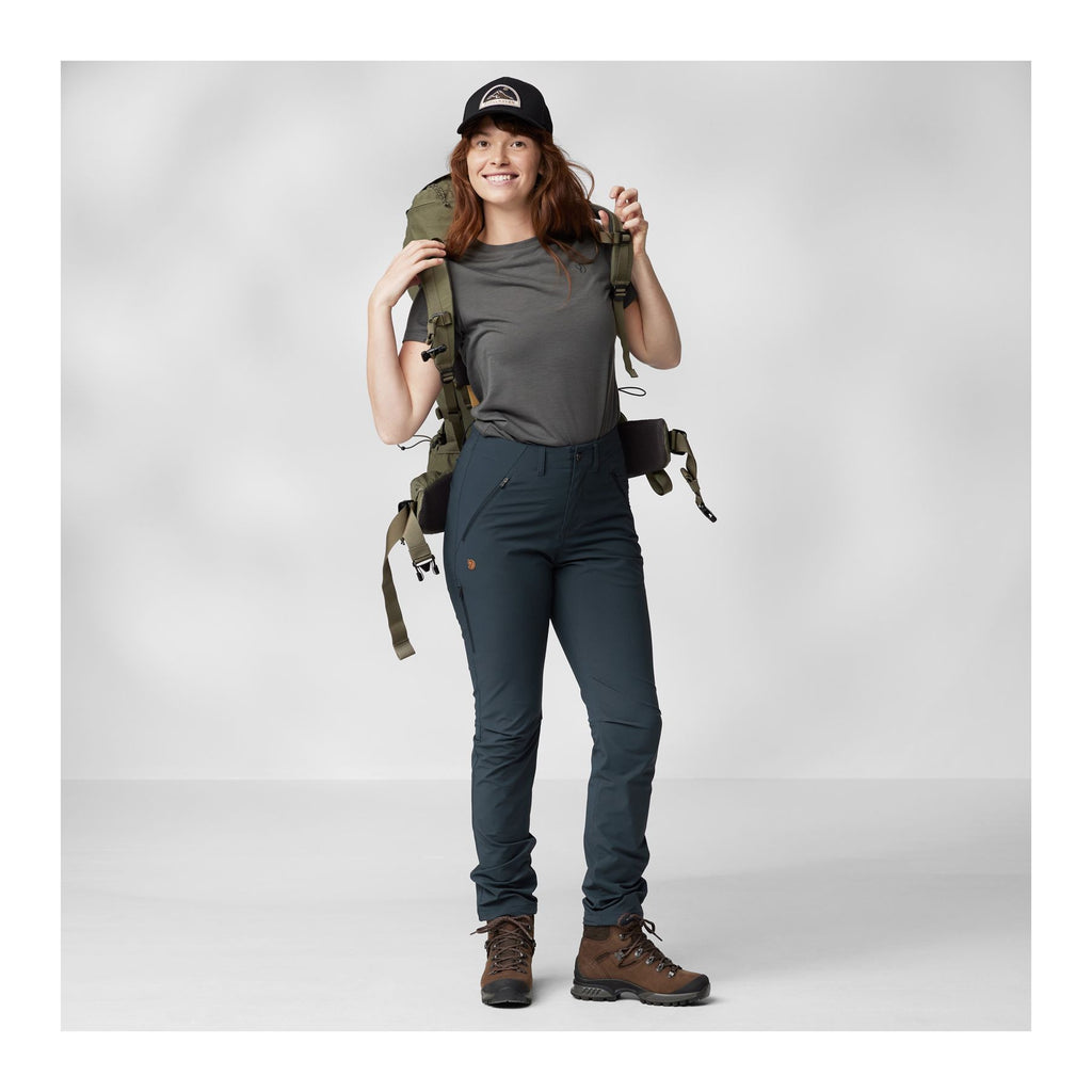 Abisko Trail Stretch Trousers W, Black