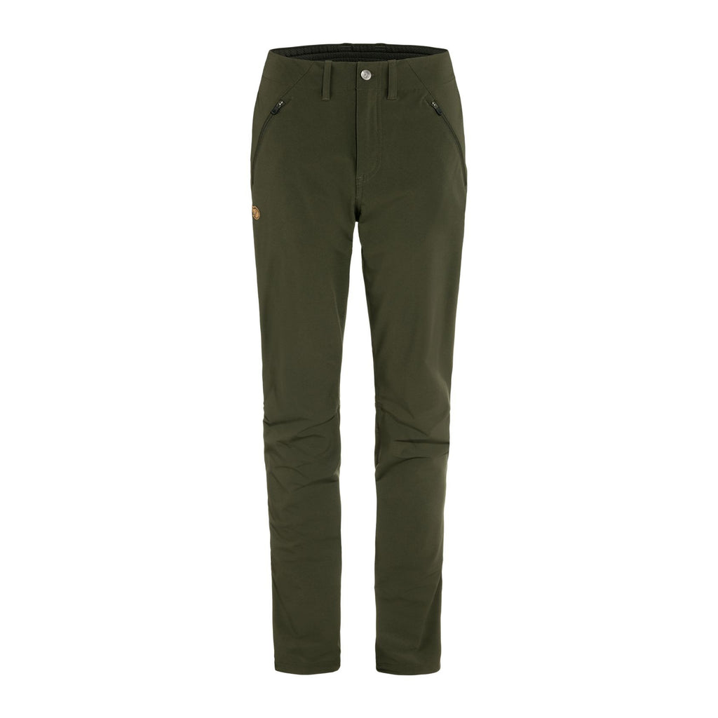 Abisko Trail Stretch Trousers W, Deep forest