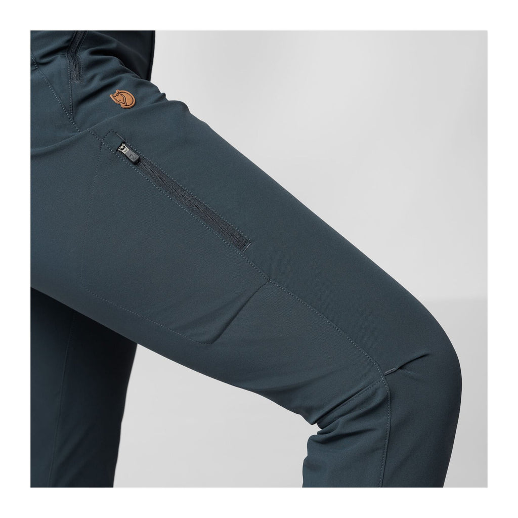 Abisko Trail Stretch Trousers W, Deep forest