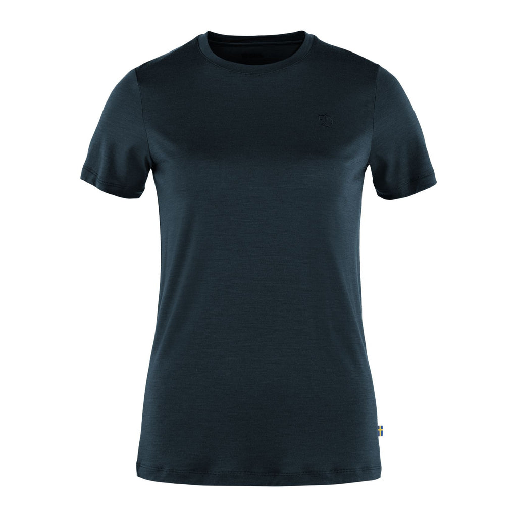 Abisko Wool SS W, Dark navy