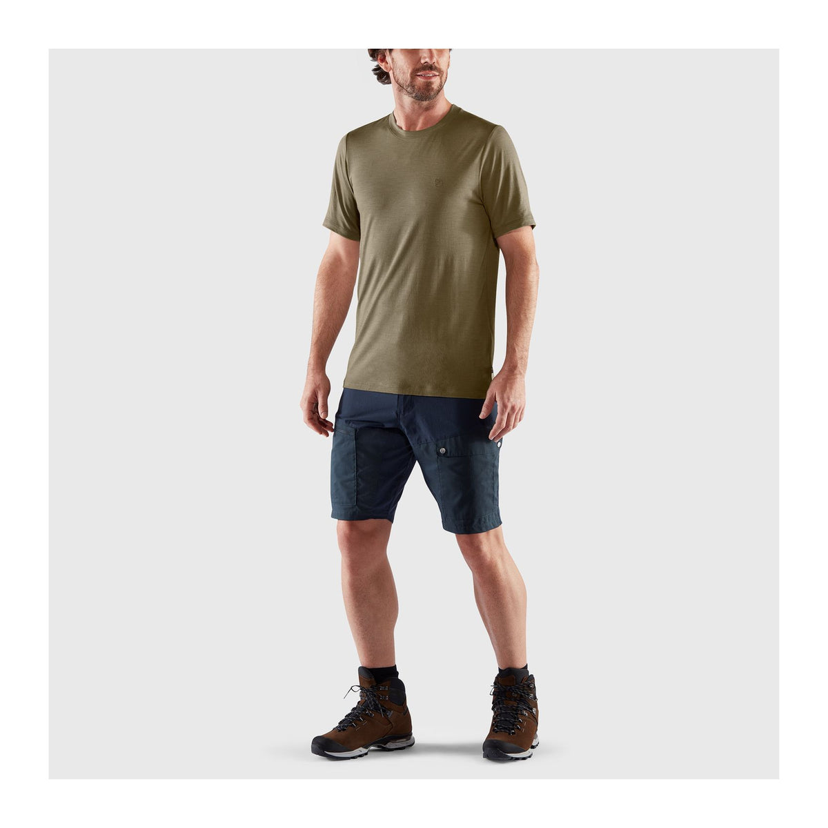 Abisko Wool SS M, Flame orange