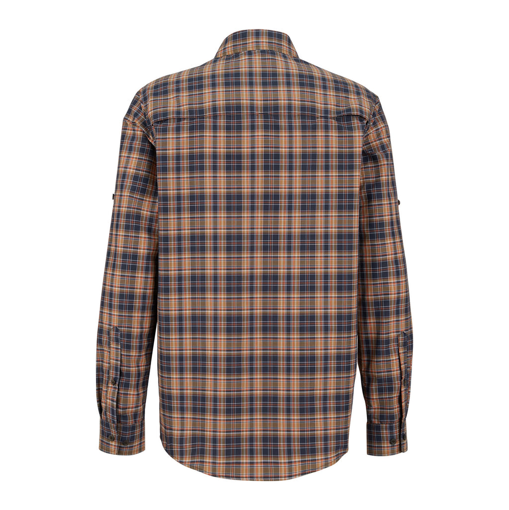 Abisko Hike Shirt LS M, Dark navy-buckwheat brown