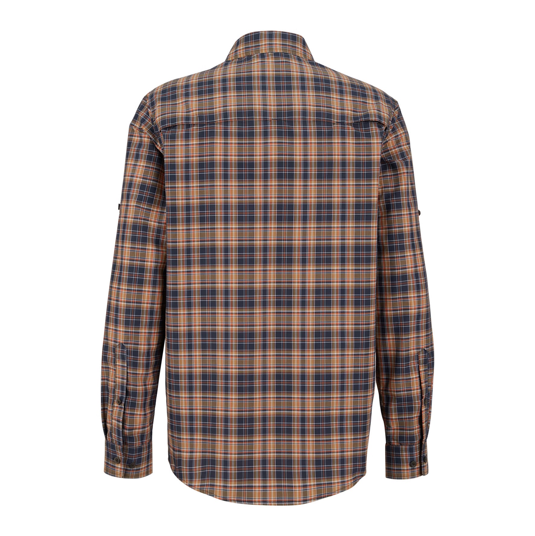 Abisko Hike Shirt LS M, Dark navy-buckwheat brown