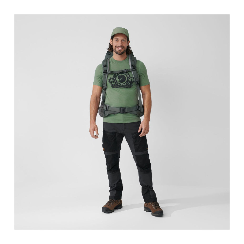 Abisko Wool Classic SS M, Black-stone grey black