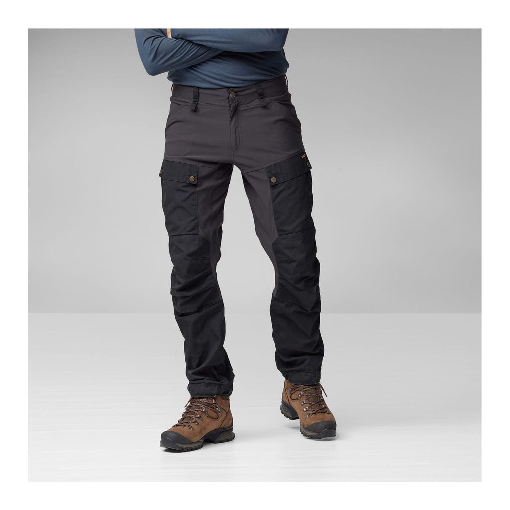 Keb Trousers M, Dark grey-buckwheat brown