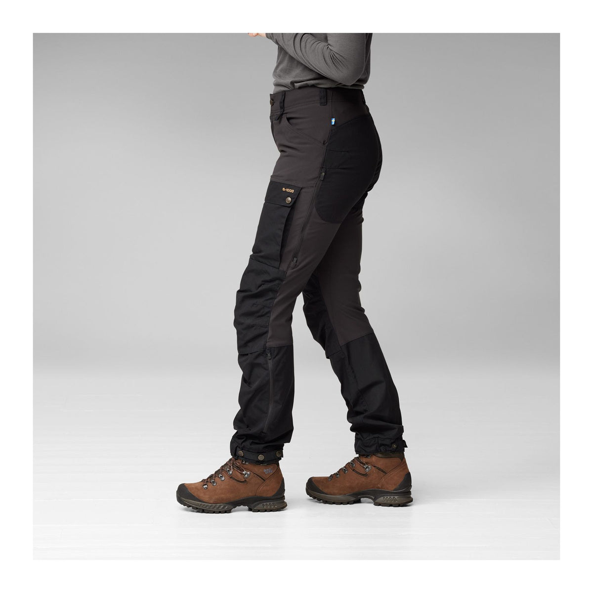 Keb Trousers Curved W, Black