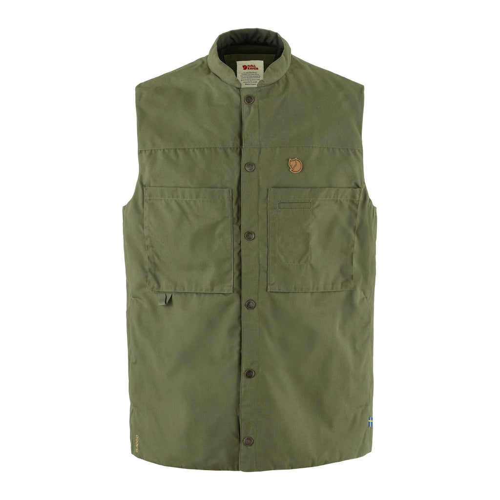 Singi Padded Vest M, Laurel green