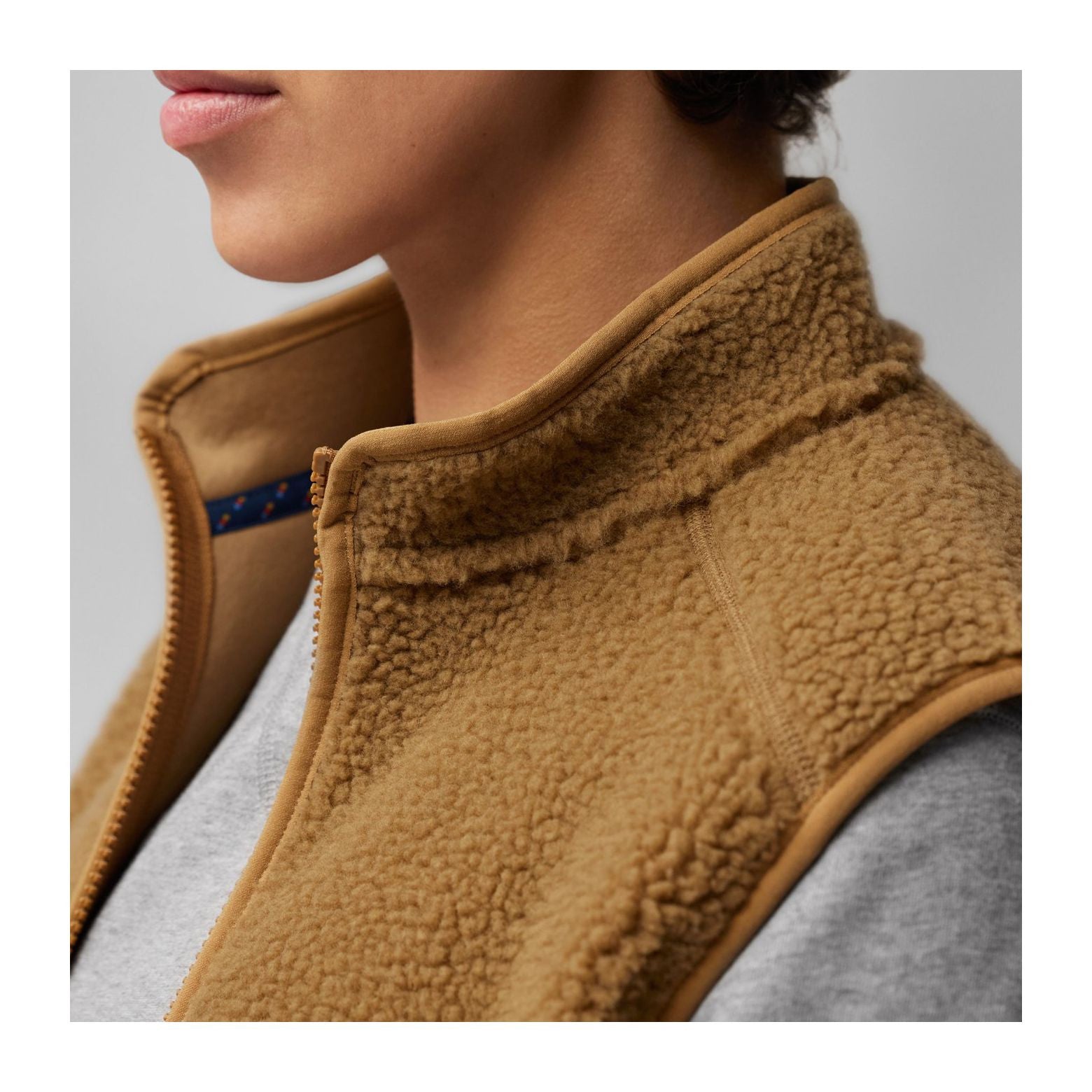 Vardag Pile Fleece Vest W, Buckwheat brown