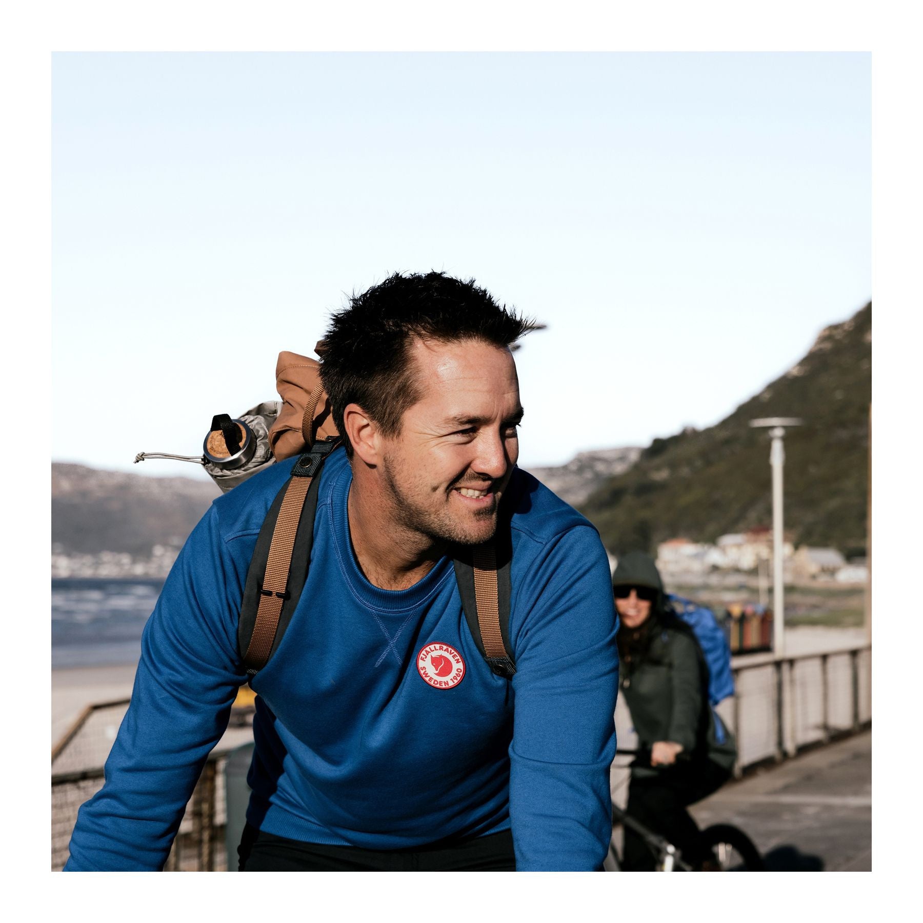 1960 Logo Badge Sweater M, Grey-melange