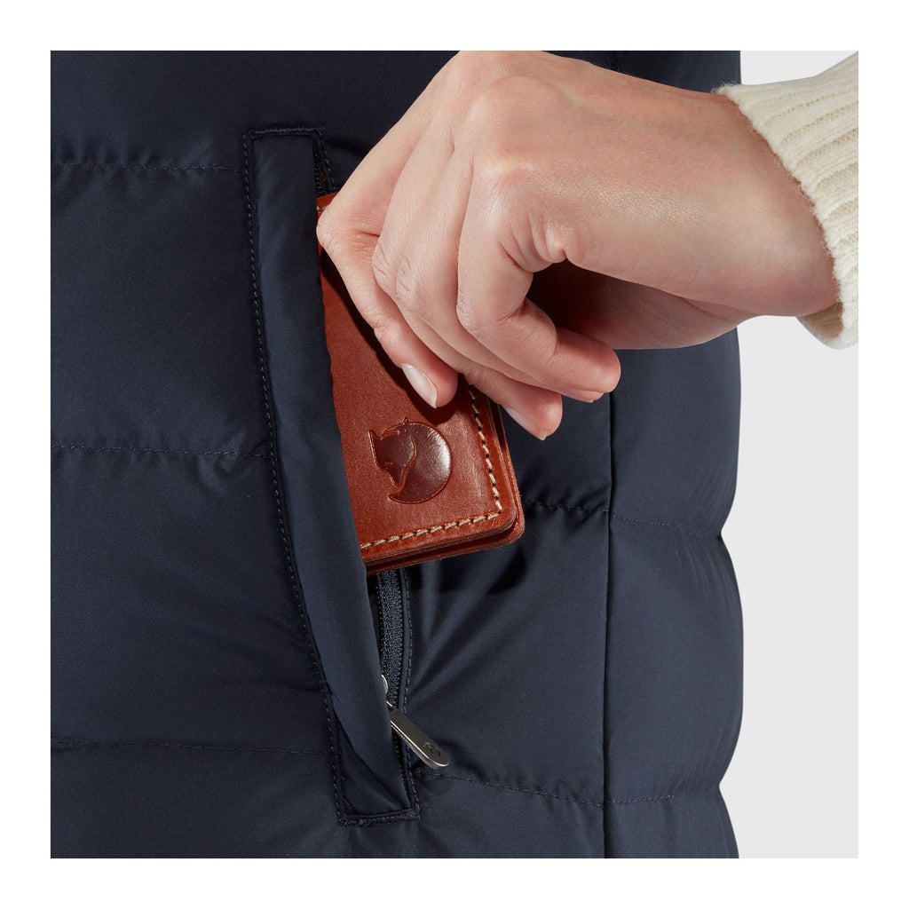 Greenland Down Liner Vest W, Black