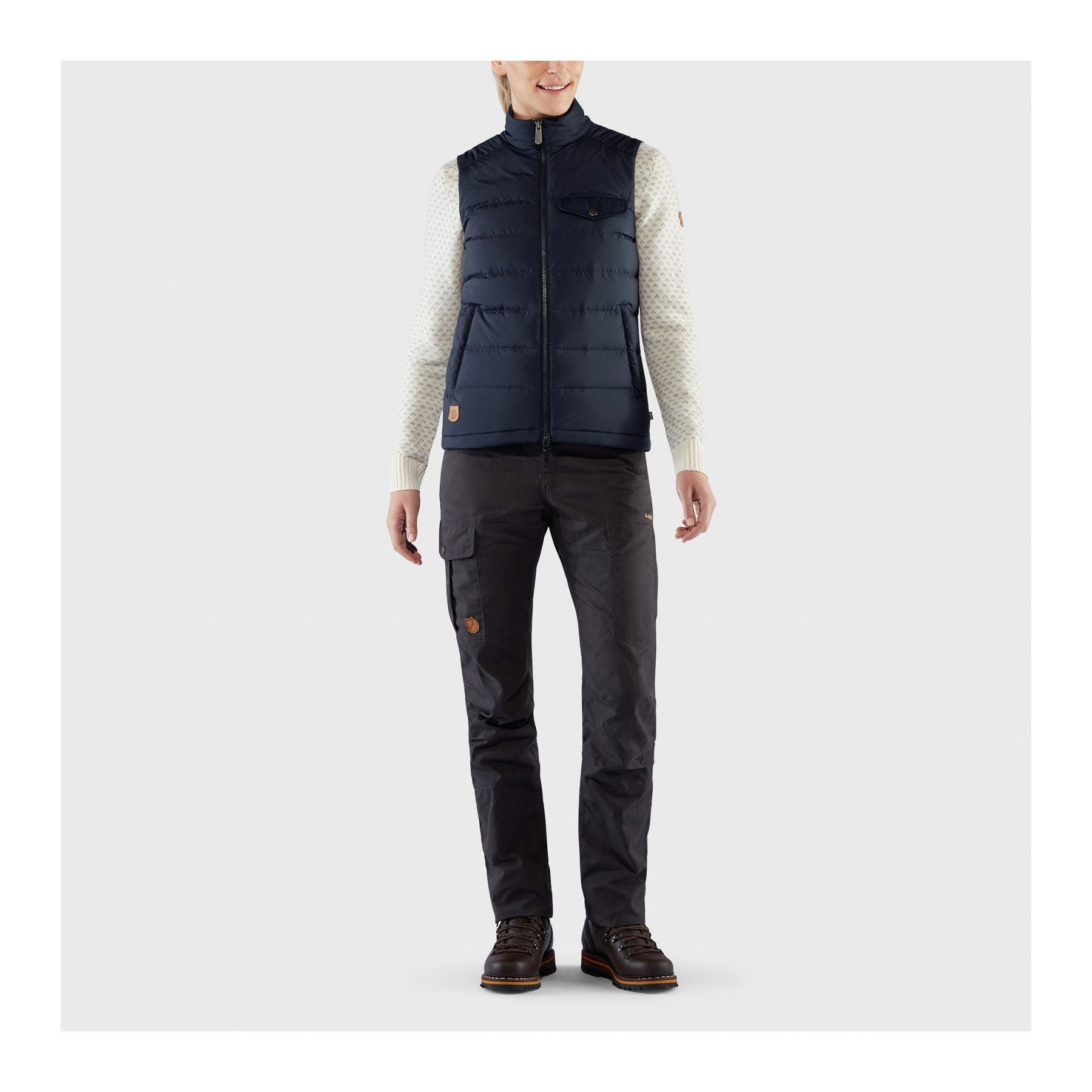 Greenland Down Liner Vest W, Black