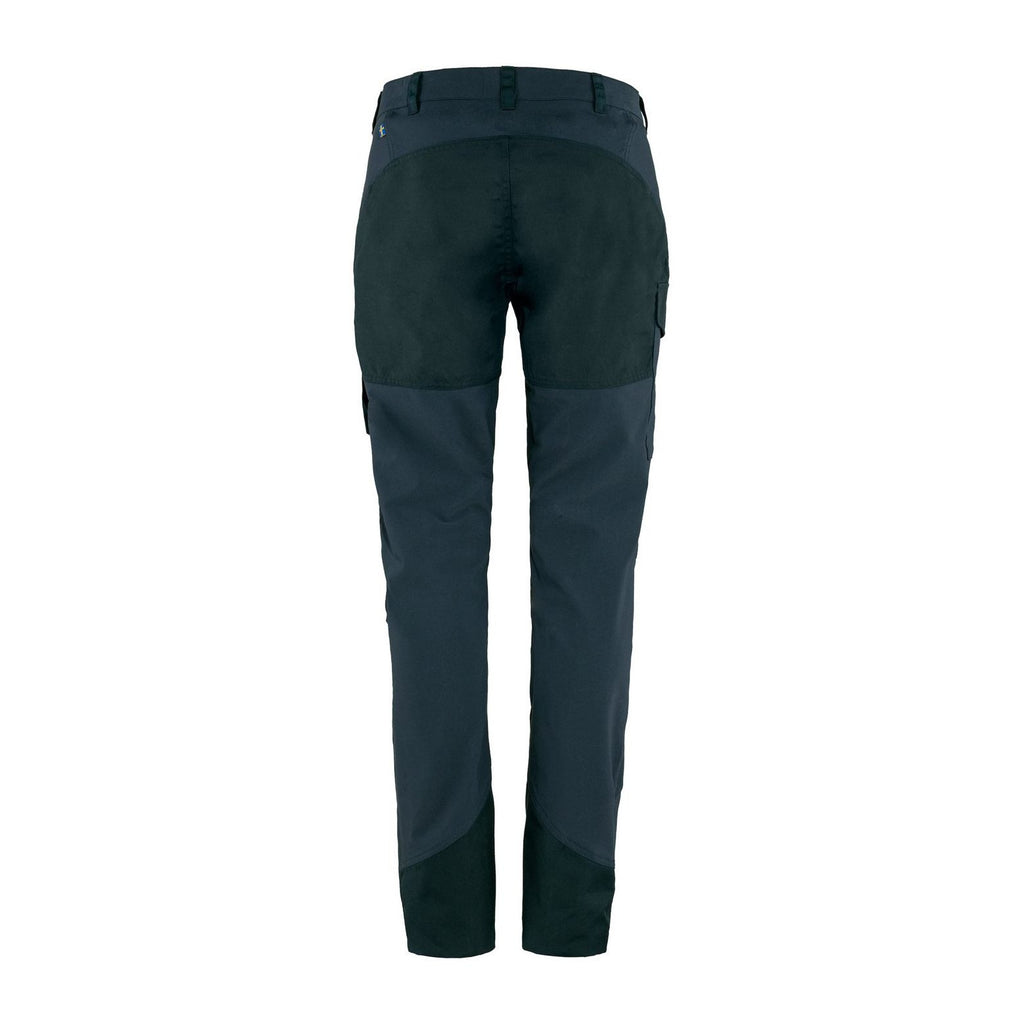 Nikka Trousers Curved W, Dark navy