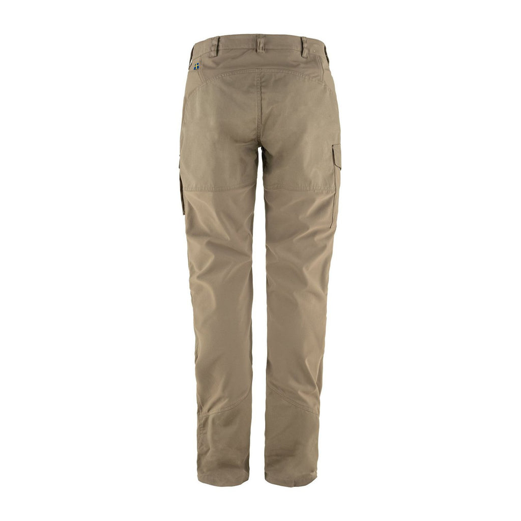 Nikka Trousers Curved W, Suede brown