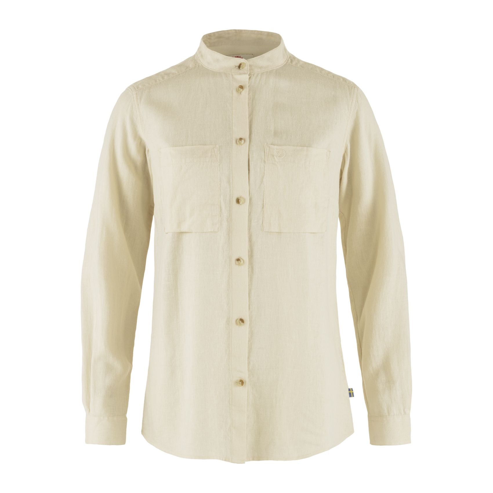 Övik Hemp Shirt LS W, Chalk white