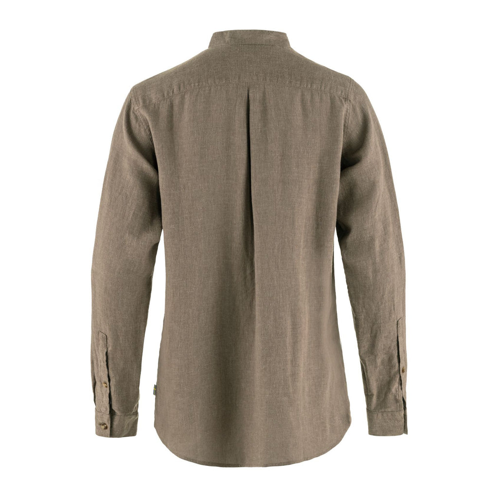 Övik Hemp Shirt LS W, Suede brown