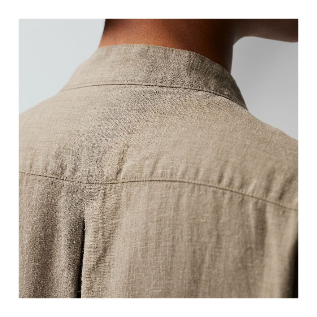 Övik Hemp Shirt LS W, Suede brown