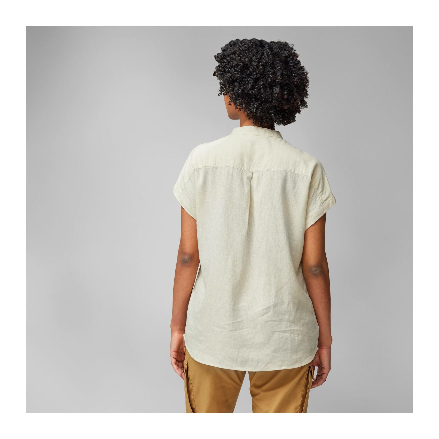 Övik Hemp Shirt SS W, Dusty rose
