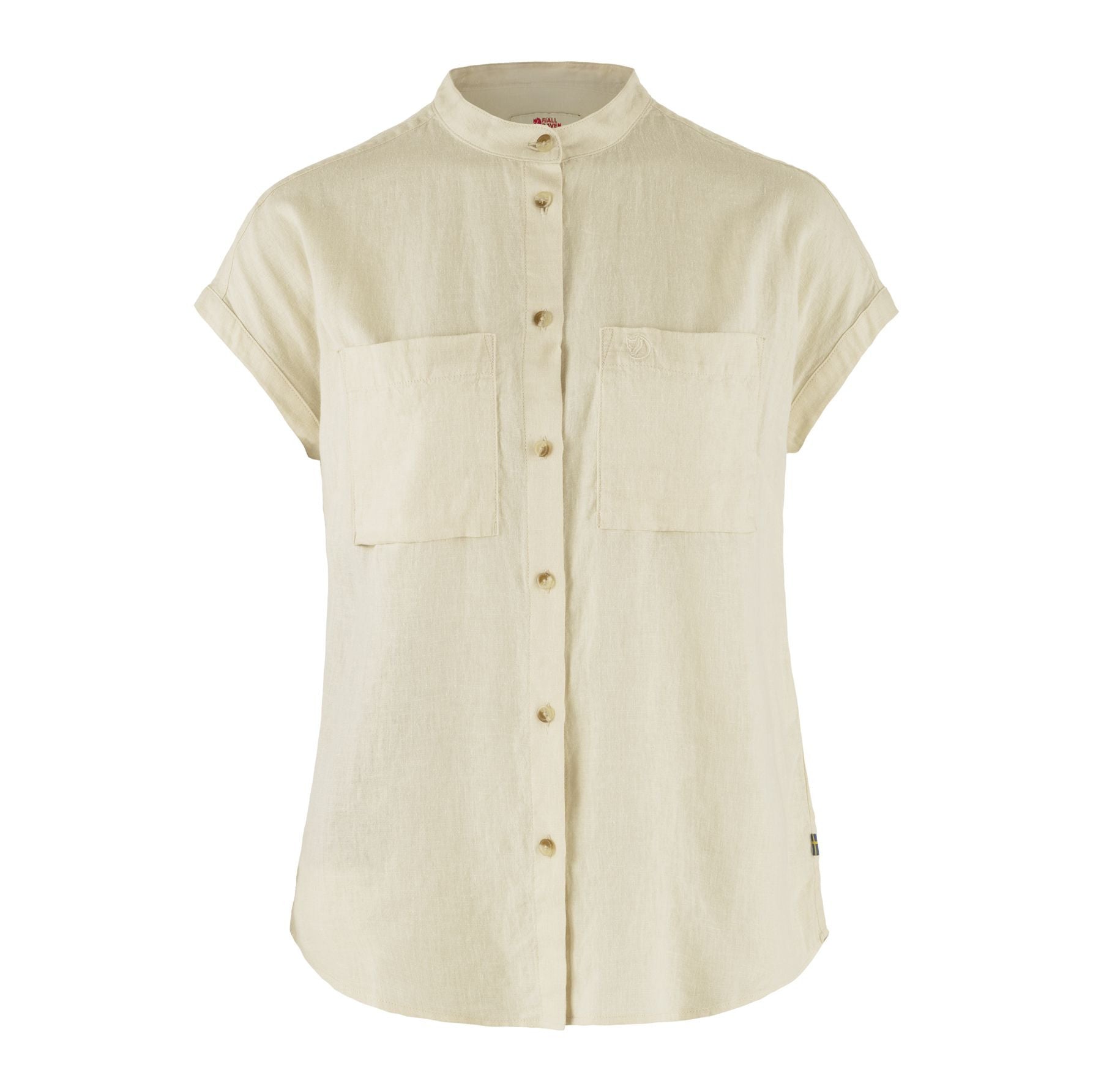 Övik Hemp Shirt SS W, Chalk white
