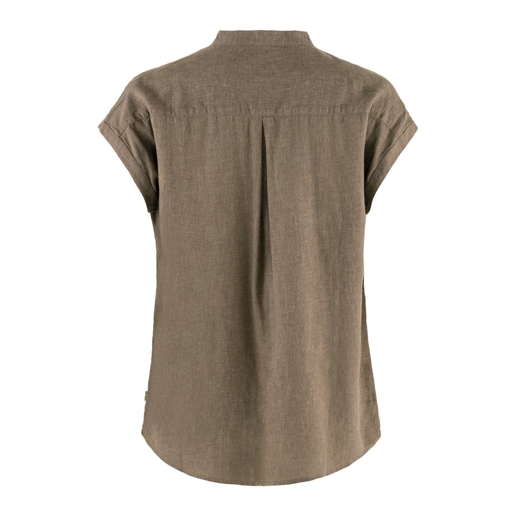 Övik Hemp Shirt SS W, Suede brown